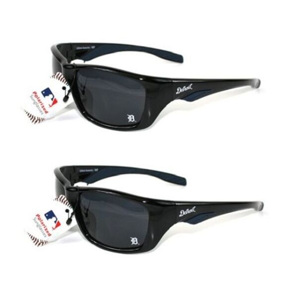 Detroit Tigers MLB Polarized Sport Sunglasses 2 Pack - Picture 1 of 3
